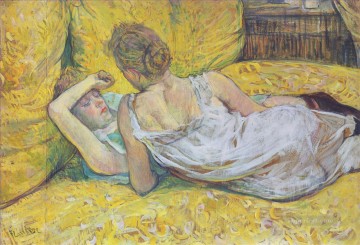 abandono la pareja 1895 Toulouse Lautrec Henri de Pinturas al óleo